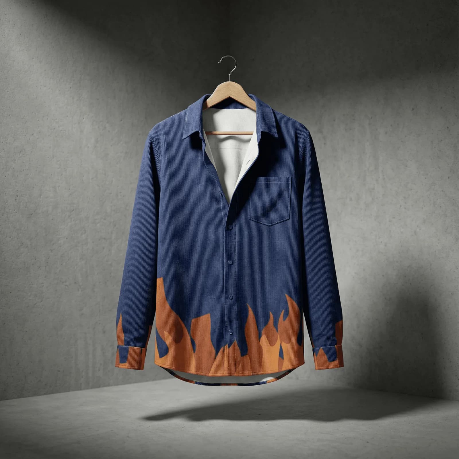 Flames 2-Piece Set (Blue)