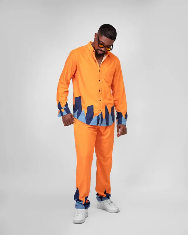 Flames 2-Piece Set (Orange)