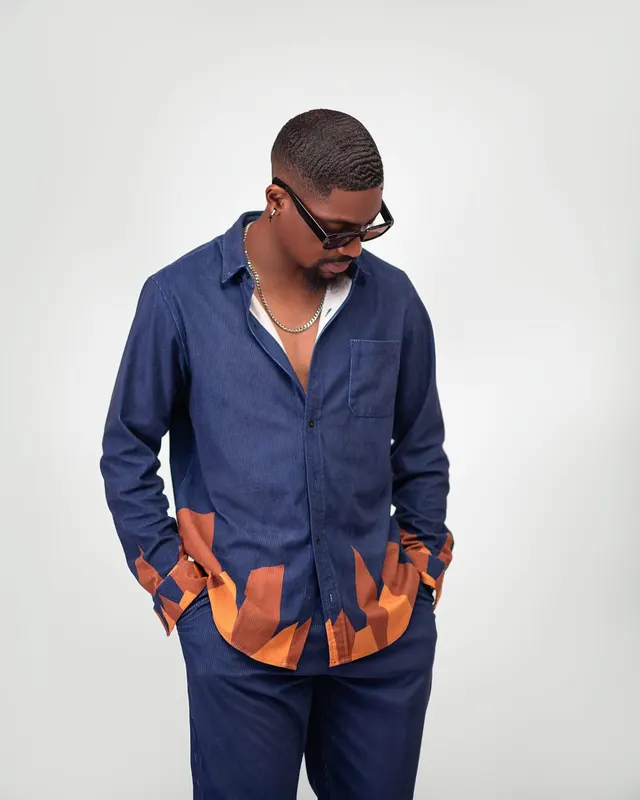 Flames 2-Piece Set (Blue)