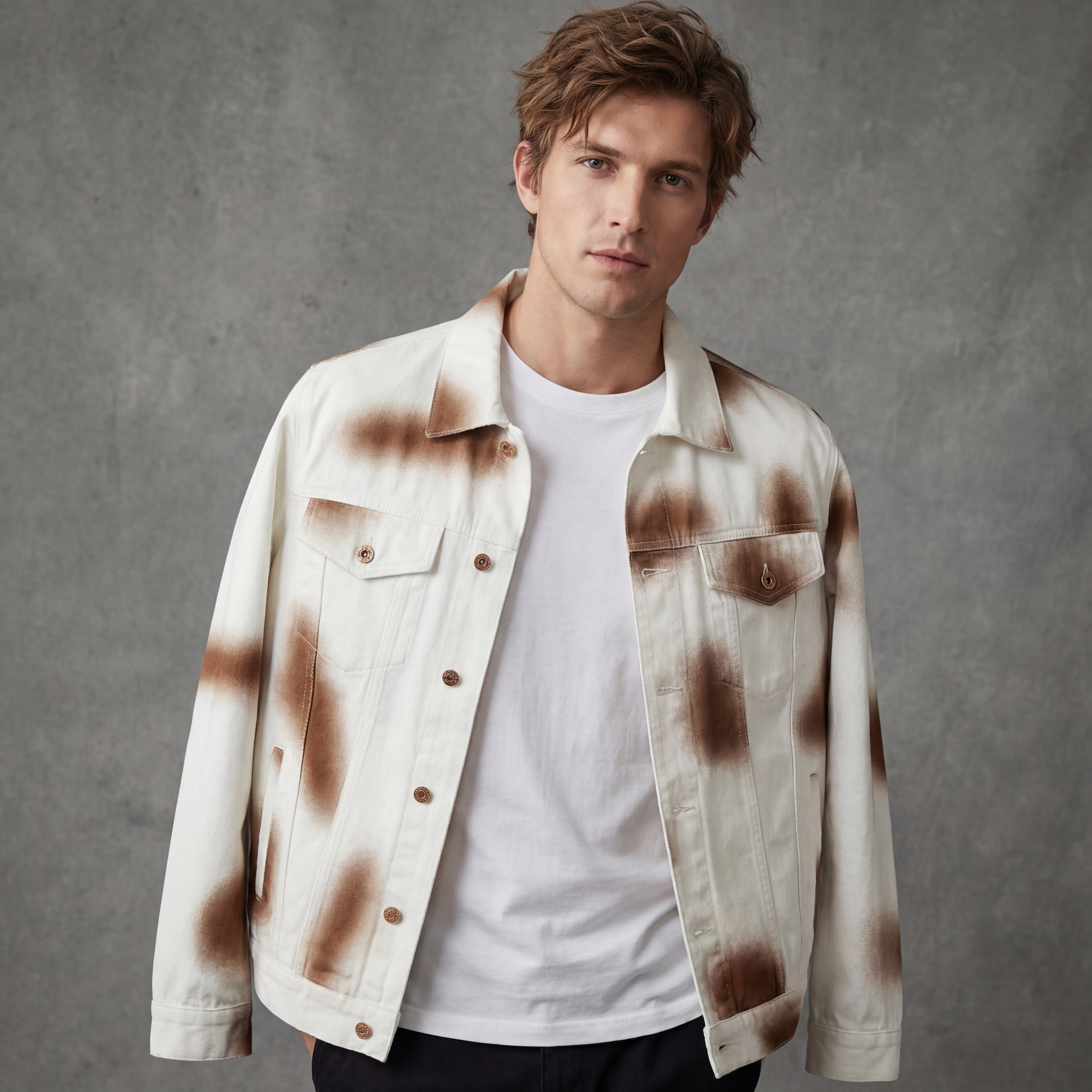 Haze Denim Jacket Brown