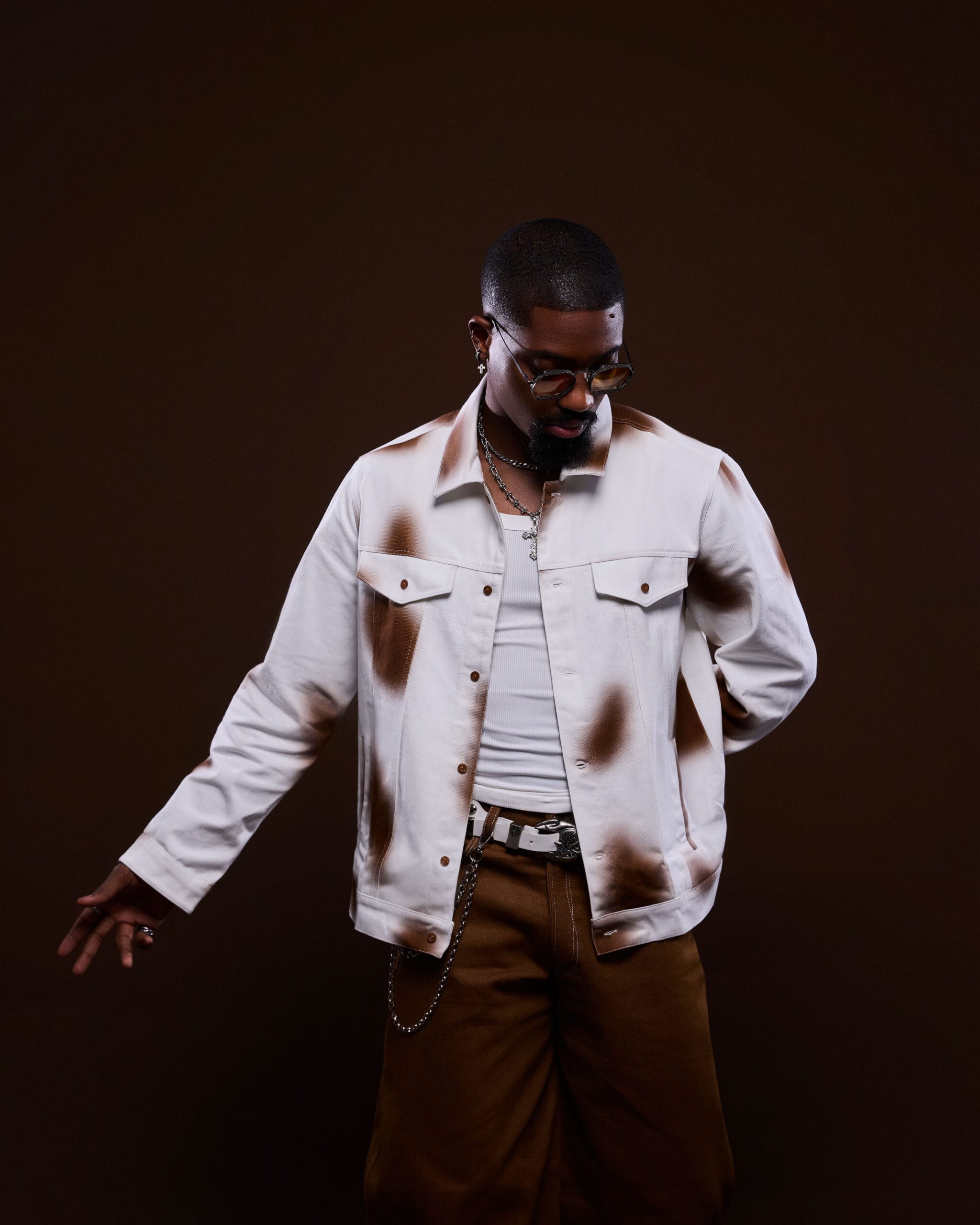 Haze Denim Jacket Brown - Image 3