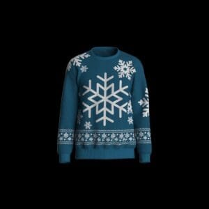 Frostbite Snowflake Knit Crewneck